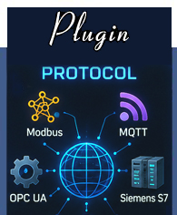 BillProduction Protocol Plugin box — Modbus, MQTT, OPC UA, Siemens S7 industrial protocol gateway
