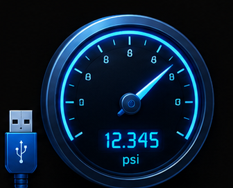 USB HID gauge — keyboard wedge device