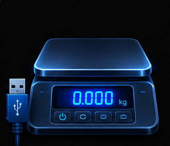 USB HID scale — keyboard wedge device